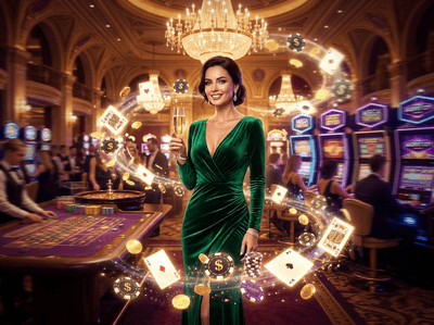 Premium online casino and bingo gaming interface
