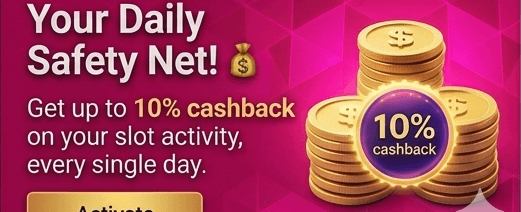 Weekly VIP Cashback Extravaganza promotion banner